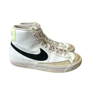 Nike Blazers High-Top Sneakers White and Black size 6.5Y
